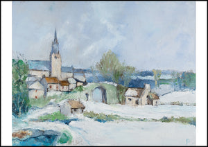French Snow Scene